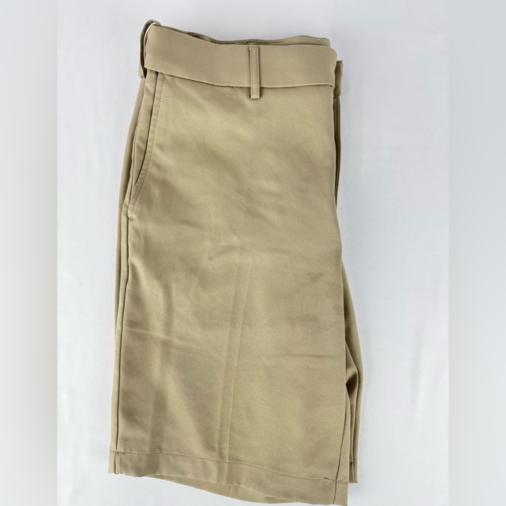 PGA Tour Khaki Flat Front Golf Shorts - Picture 4 of 6